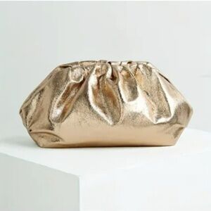 SHEIN Gold Clutch Purse